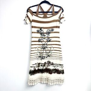 Save The Queen Striped Dress Sz large